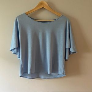Zara Baby Blue Top with Cape